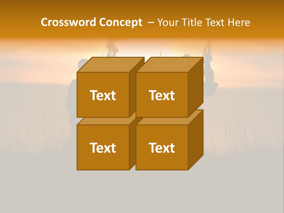Terrorism Firearm Fighter PowerPoint Template