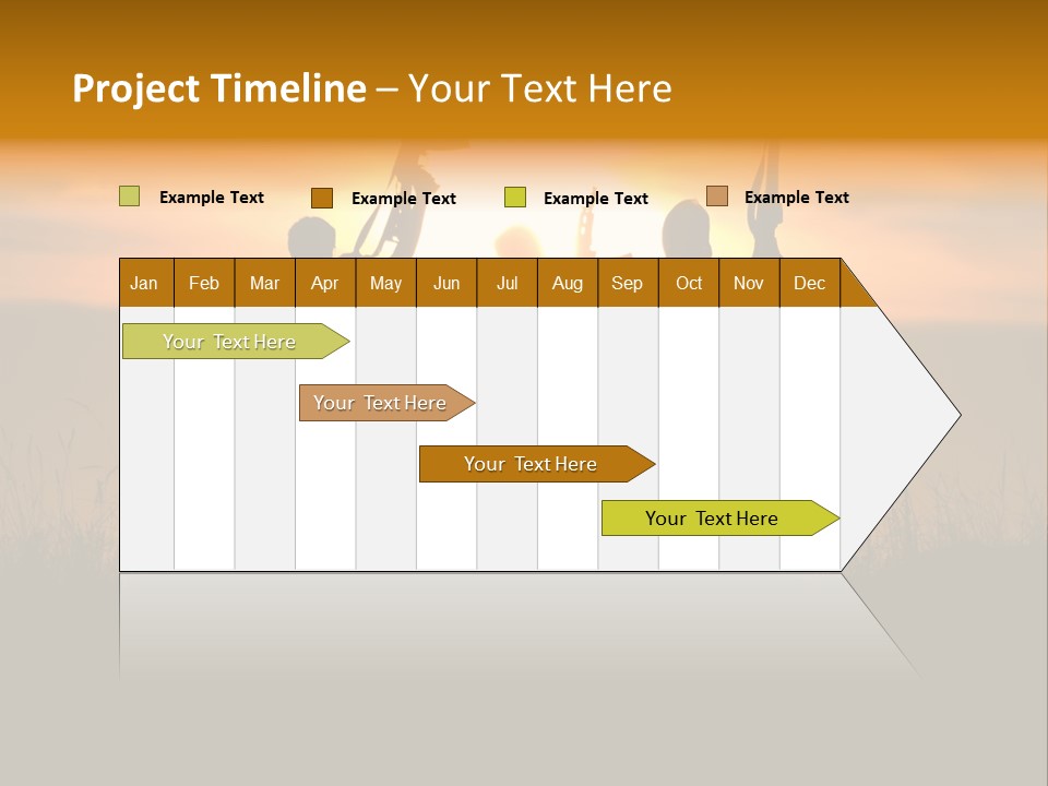 Terrorism Firearm Fighter PowerPoint Template