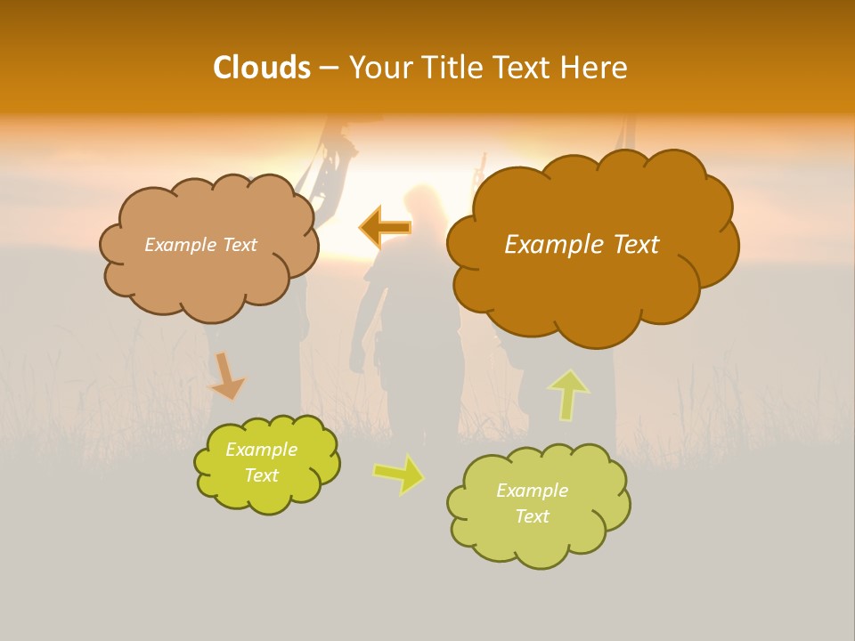 Terrorism Firearm Fighter PowerPoint Template