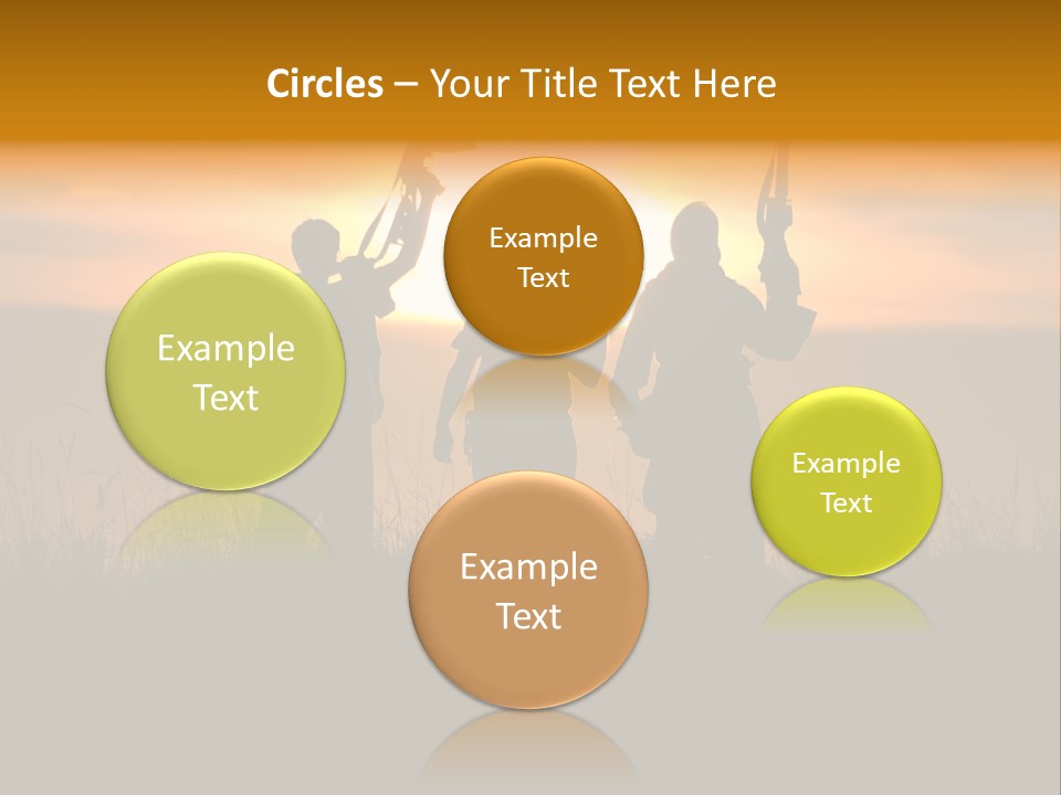 Terrorism Firearm Fighter PowerPoint Template