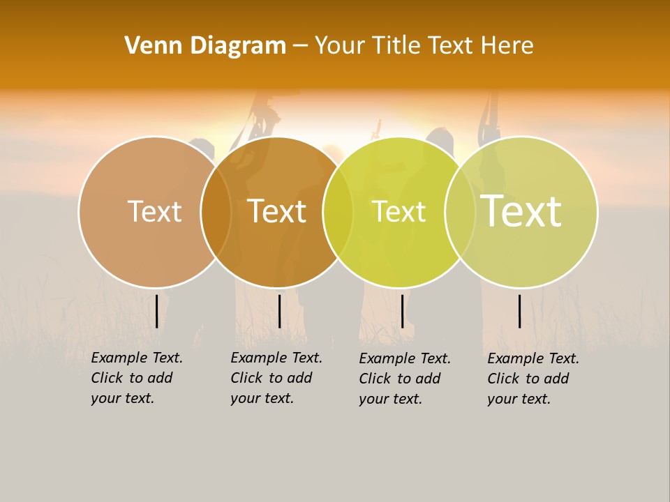 Terrorism Firearm Fighter PowerPoint Template