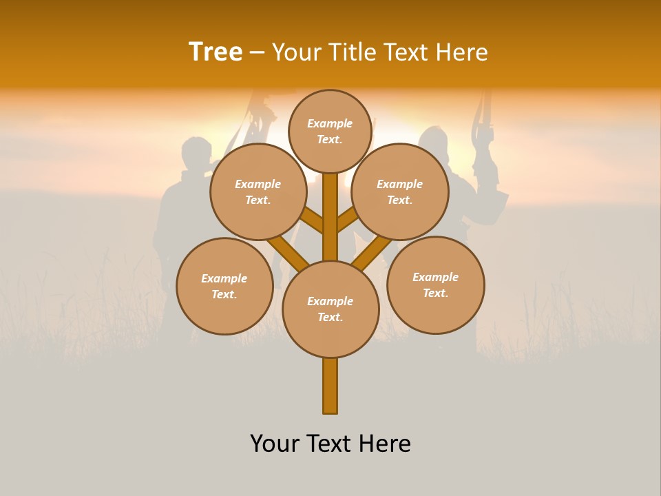 Terrorism Firearm Fighter PowerPoint Template