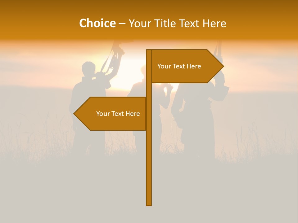 Terrorism Firearm Fighter PowerPoint Template