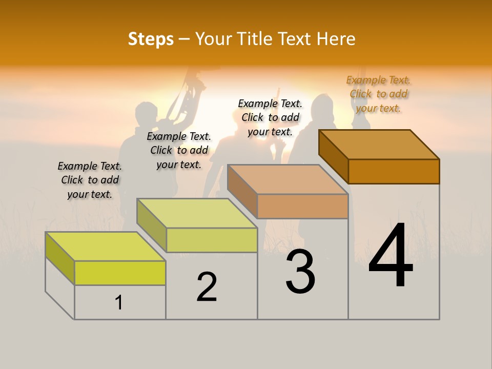 Terrorism Firearm Fighter PowerPoint Template
