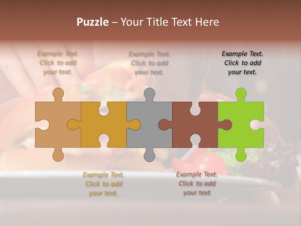 Healthy Diet Cute PowerPoint Template