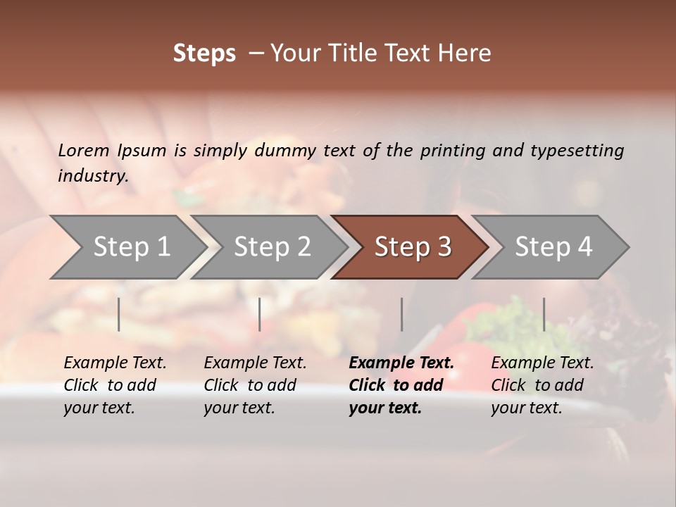 Healthy Diet Cute PowerPoint Template