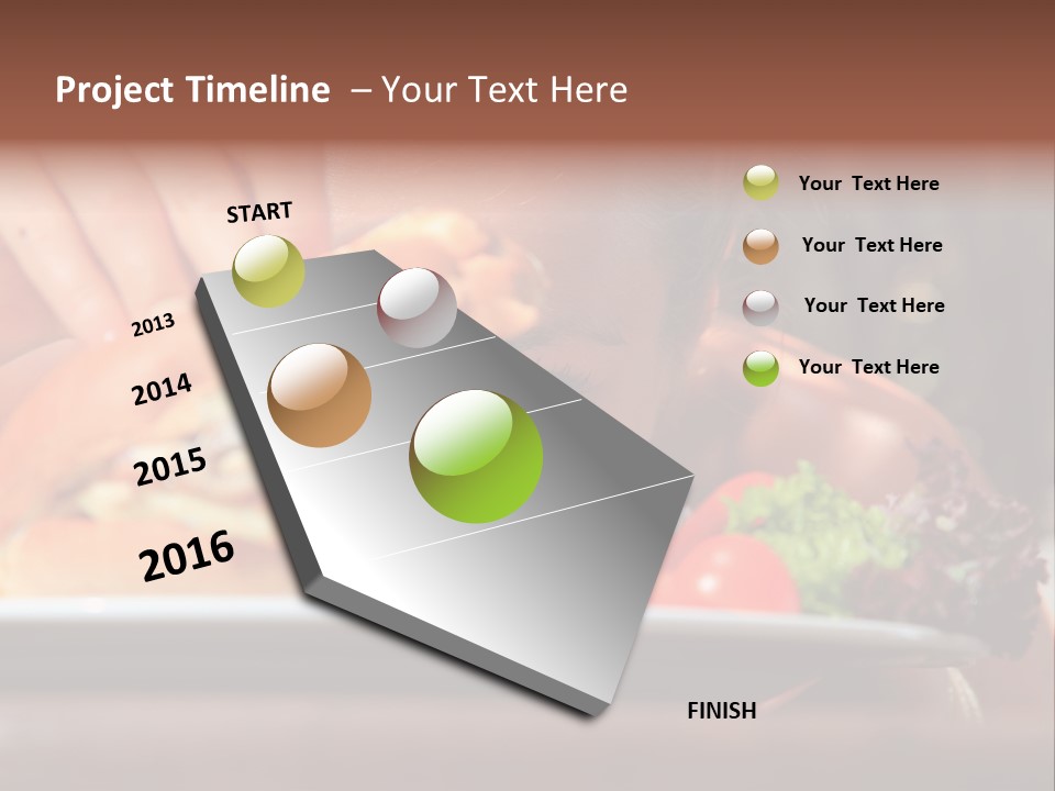 Healthy Diet Cute PowerPoint Template