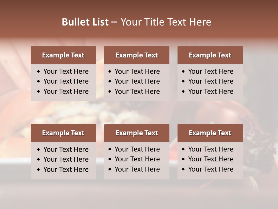 Healthy Diet Cute PowerPoint Template