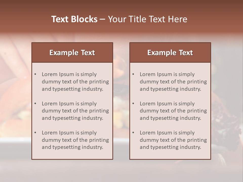 Healthy Diet Cute PowerPoint Template