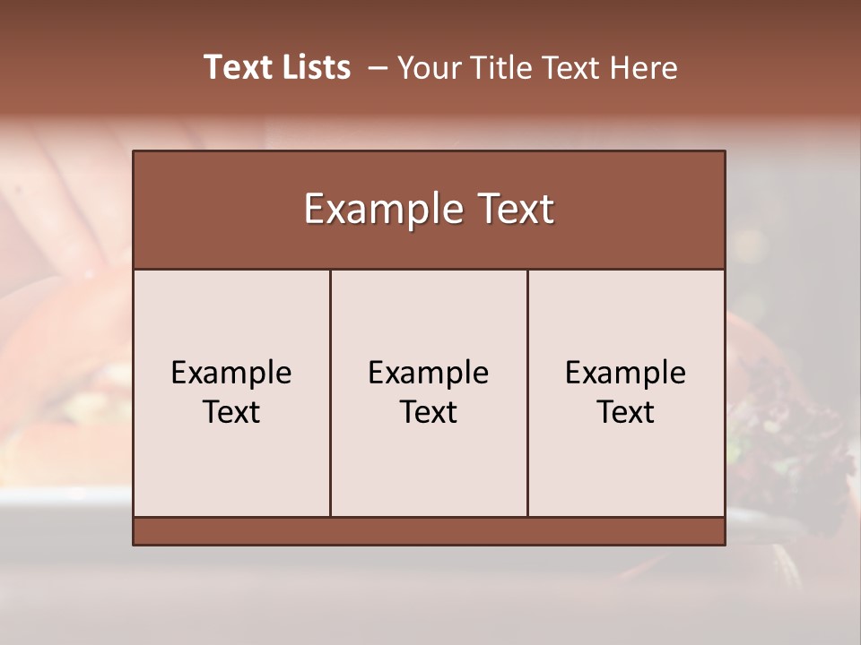 Healthy Diet Cute PowerPoint Template