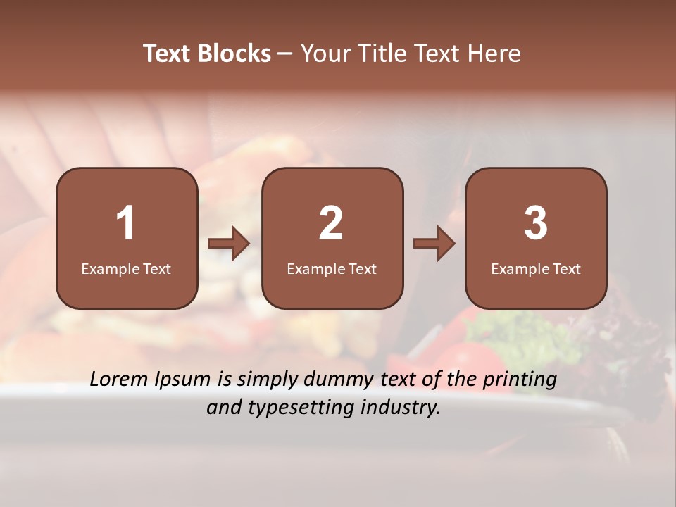 Healthy Diet Cute PowerPoint Template