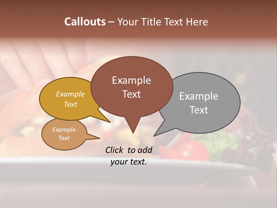 Healthy Diet Cute PowerPoint Template