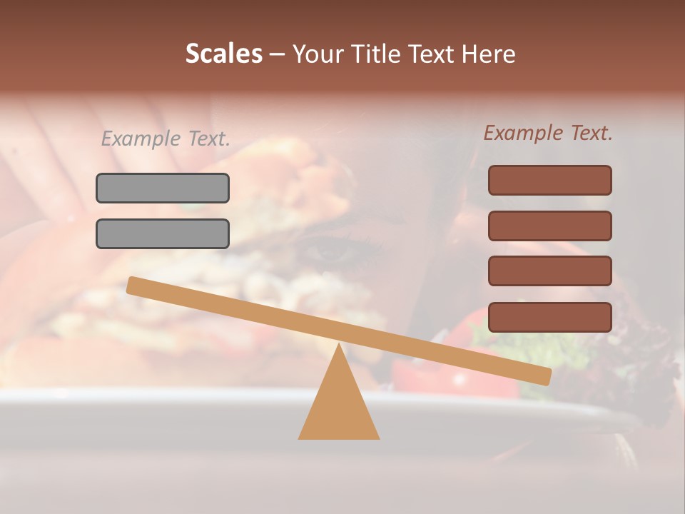 Healthy Diet Cute PowerPoint Template