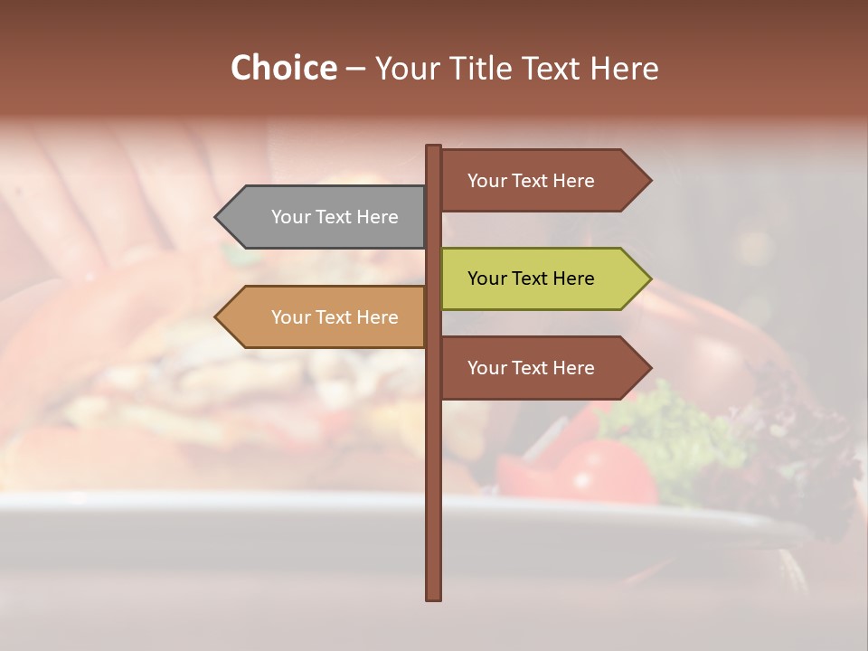 Healthy Diet Cute PowerPoint Template