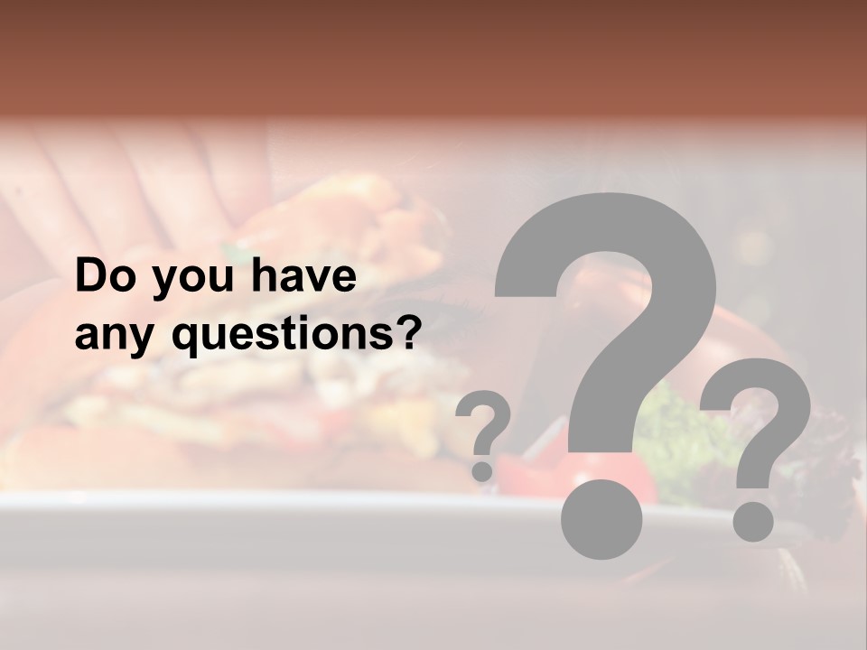 Healthy Diet Cute PowerPoint Template