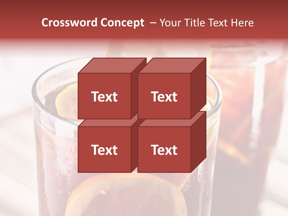 Beverage Tea Citrus PowerPoint Template