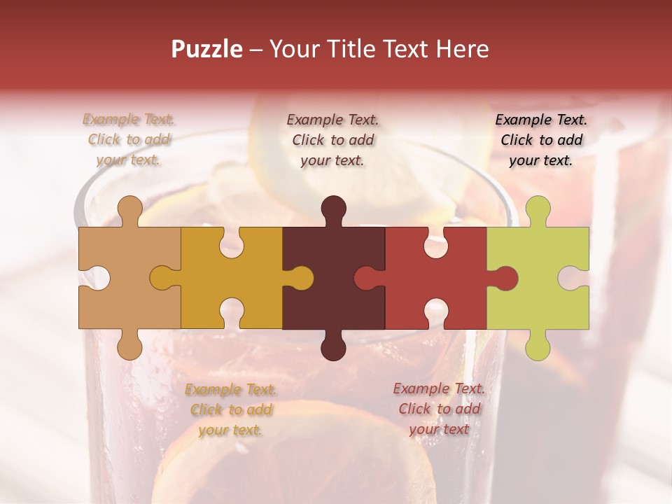 Beverage Tea Citrus PowerPoint Template