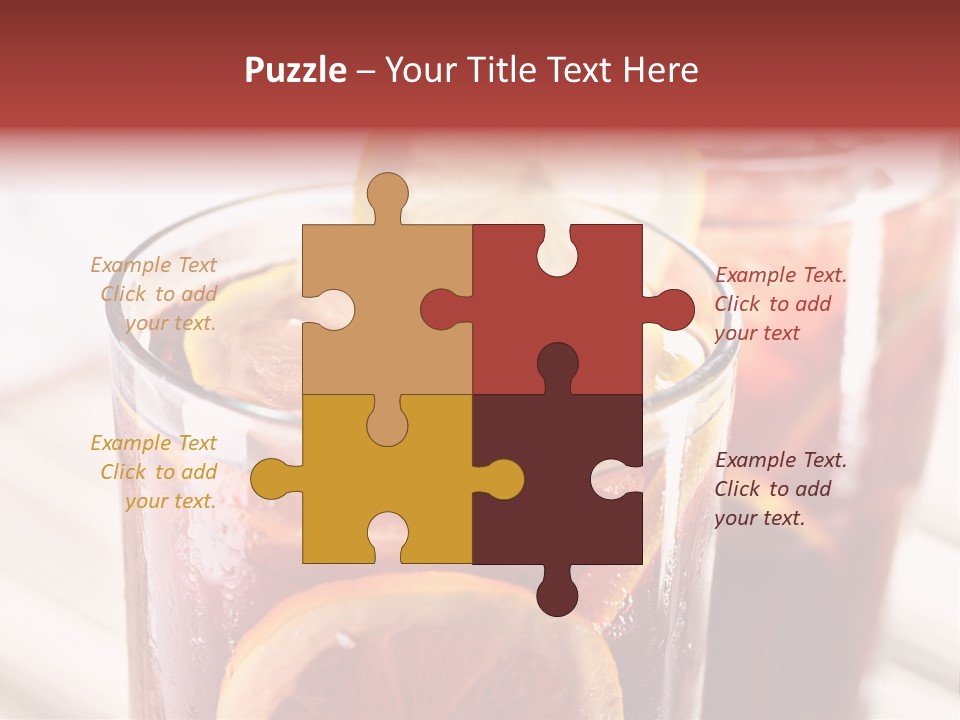 Beverage Tea Citrus PowerPoint Template