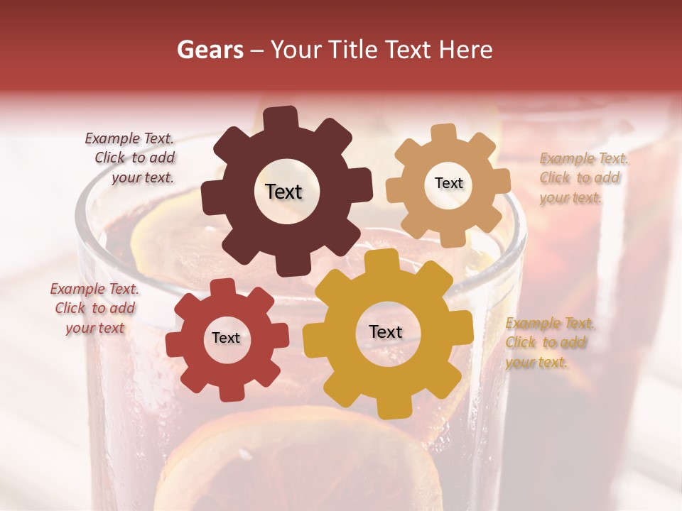 Beverage Tea Citrus PowerPoint Template