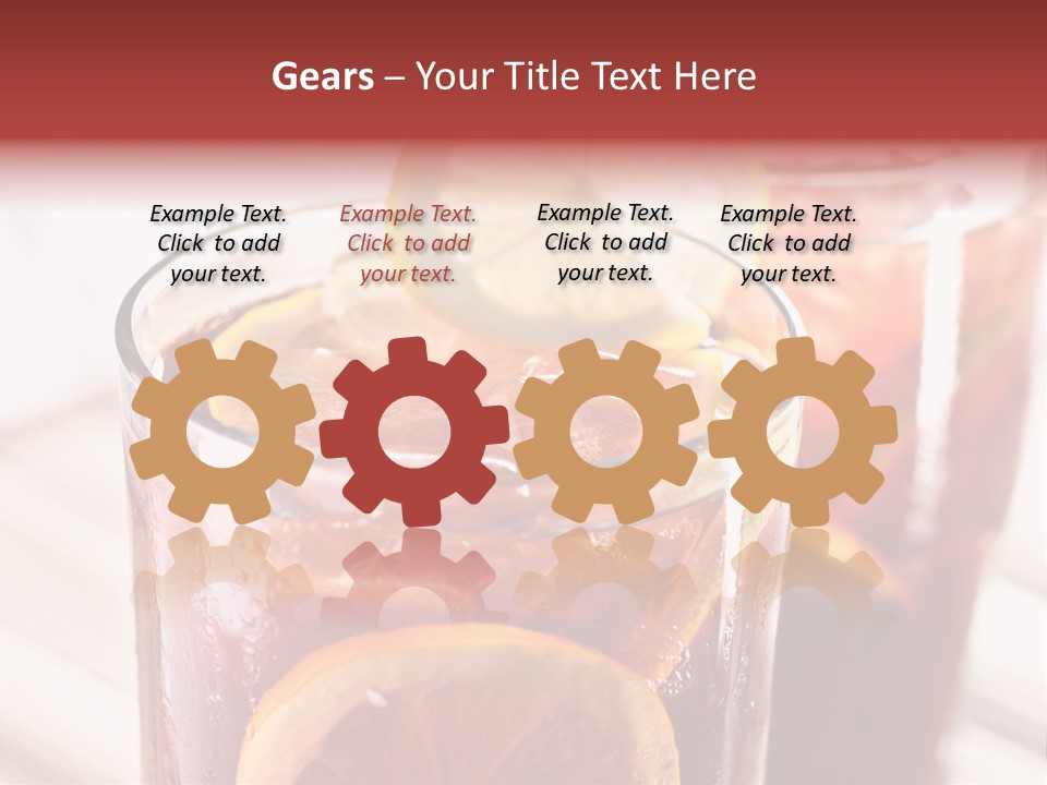 Beverage Tea Citrus PowerPoint Template
