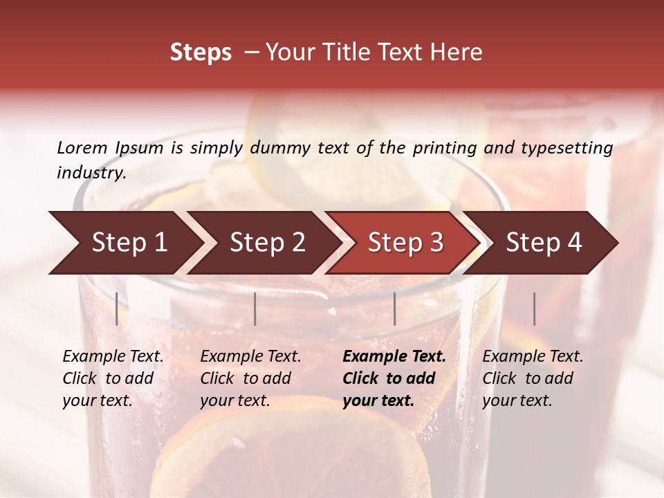 Beverage Tea Citrus PowerPoint Template
