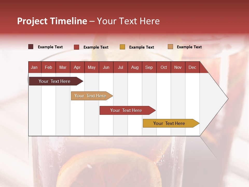 Beverage Tea Citrus PowerPoint Template