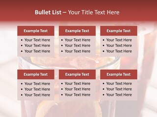 Beverage Tea Citrus PowerPoint Template