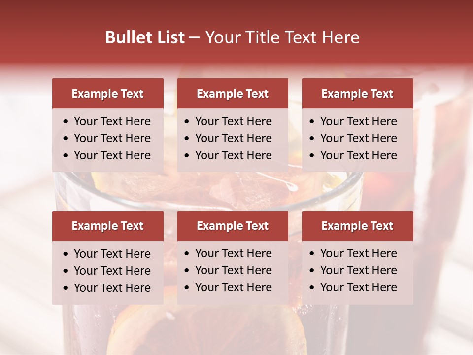 Beverage Tea Citrus PowerPoint Template