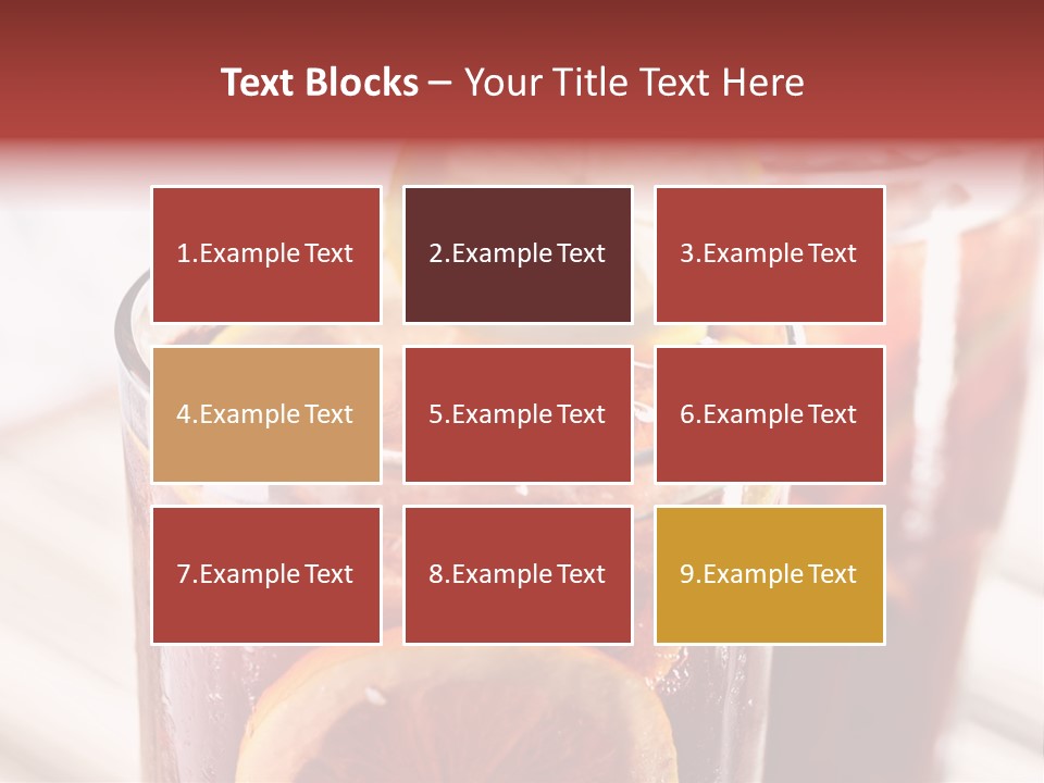 Beverage Tea Citrus PowerPoint Template