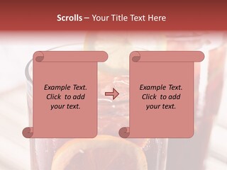 Beverage Tea Citrus PowerPoint Template