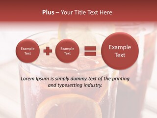 Beverage Tea Citrus PowerPoint Template