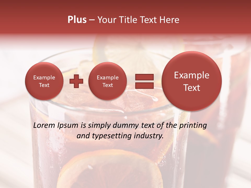 Beverage Tea Citrus PowerPoint Template