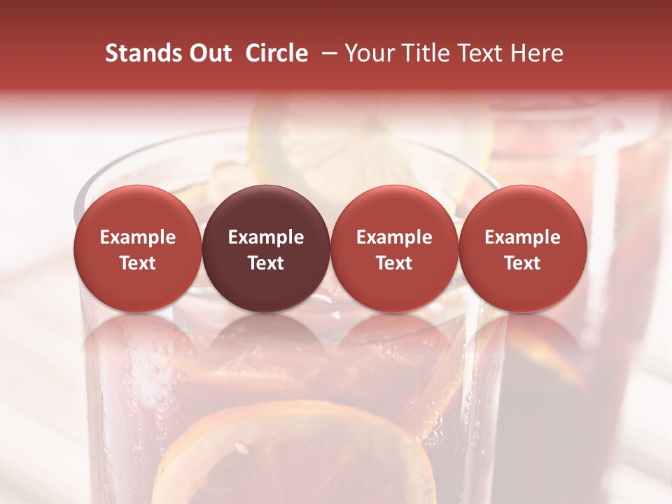 Beverage Tea Citrus PowerPoint Template