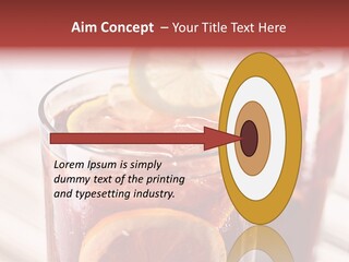 Beverage Tea Citrus PowerPoint Template