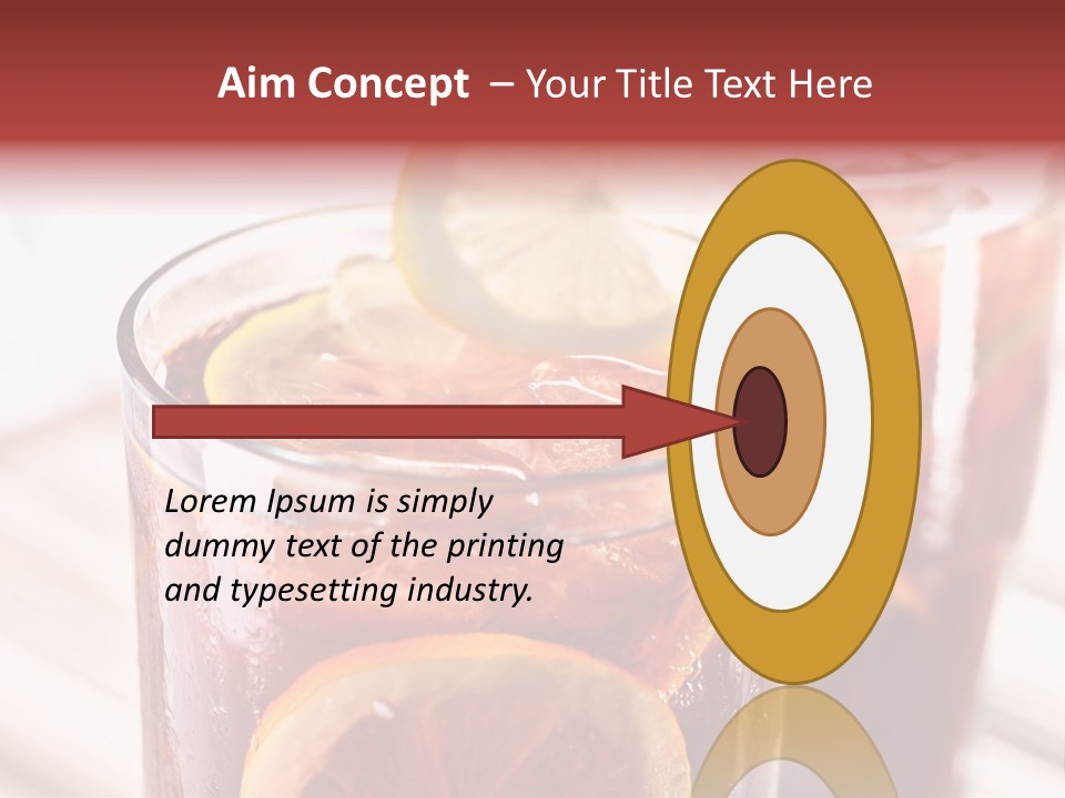 Beverage Tea Citrus PowerPoint Template