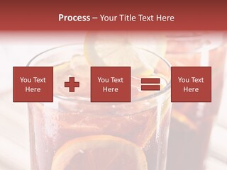Beverage Tea Citrus PowerPoint Template