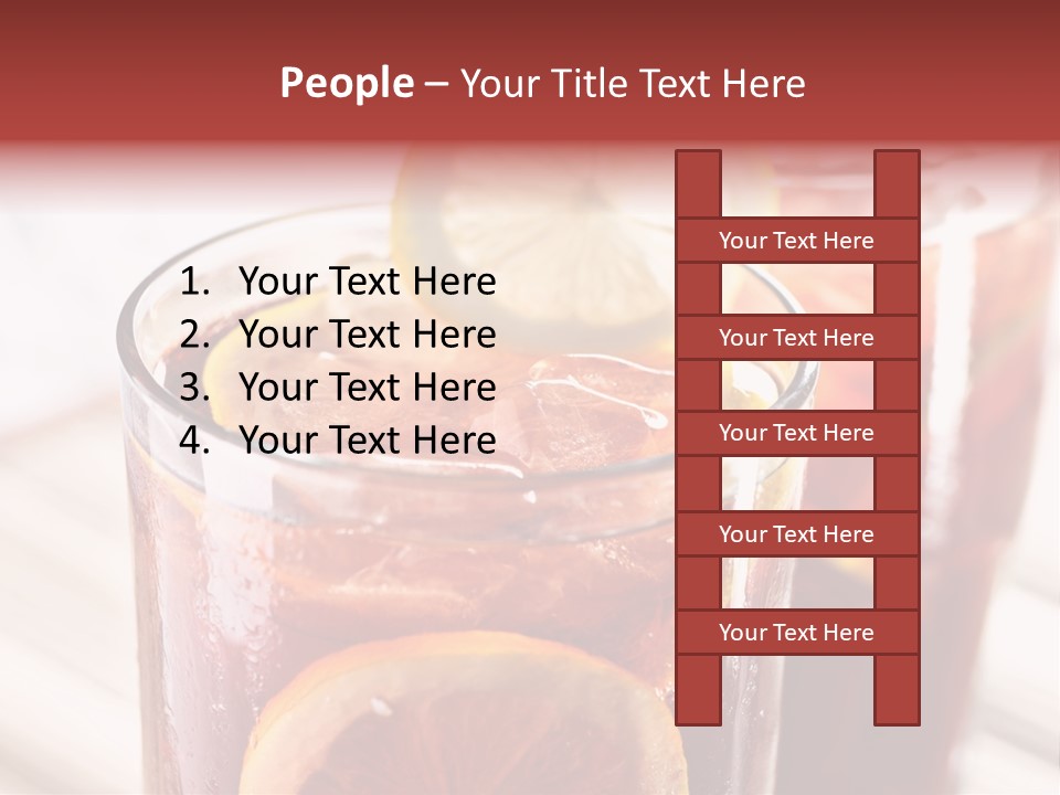Beverage Tea Citrus PowerPoint Template