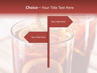 Beverage Tea Citrus PowerPoint Template