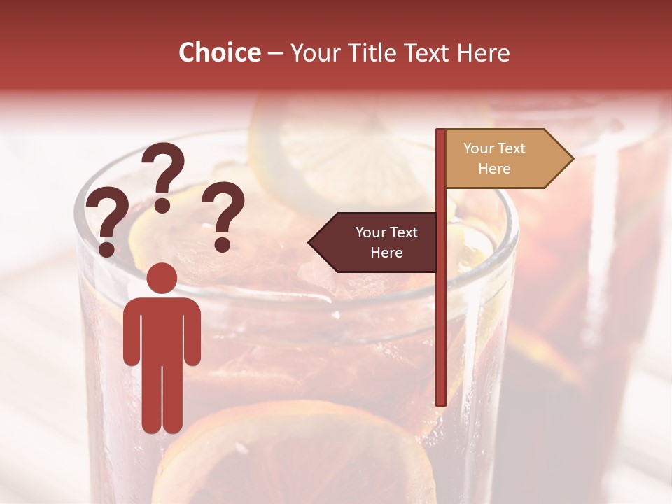 Beverage Tea Citrus PowerPoint Template