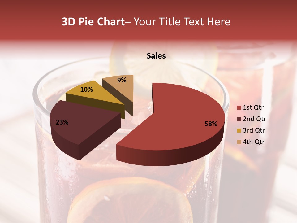 Beverage Tea Citrus PowerPoint Template