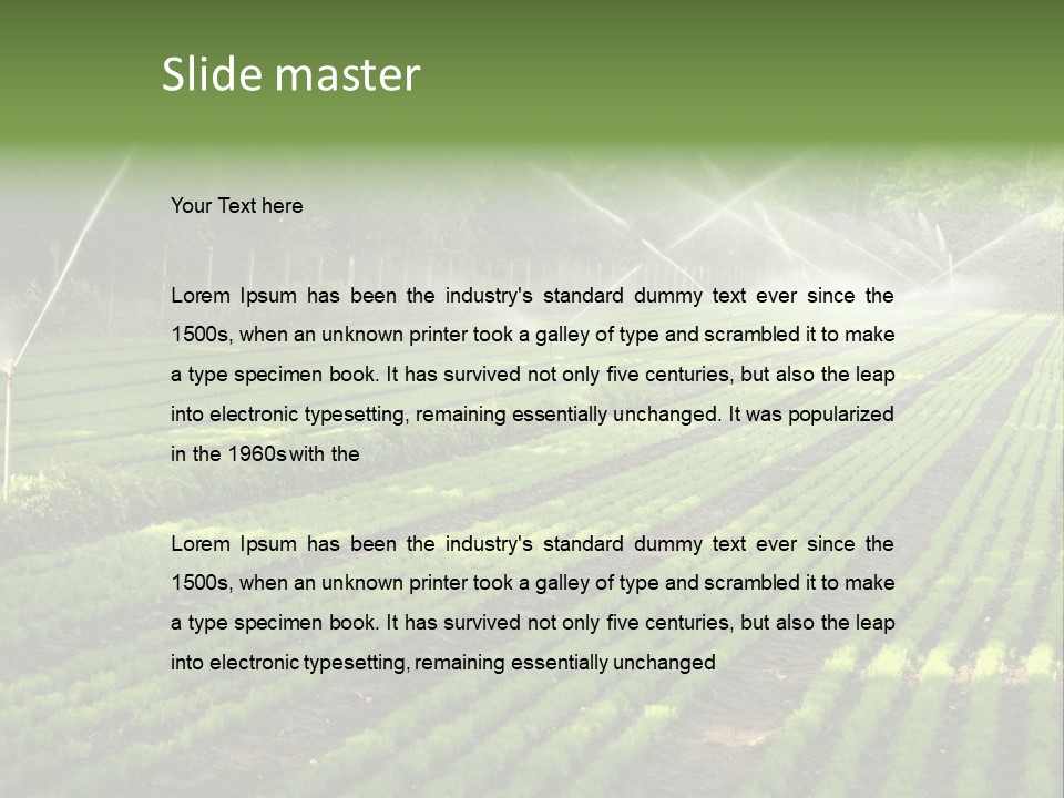 Plant Land Tree PowerPoint Template
