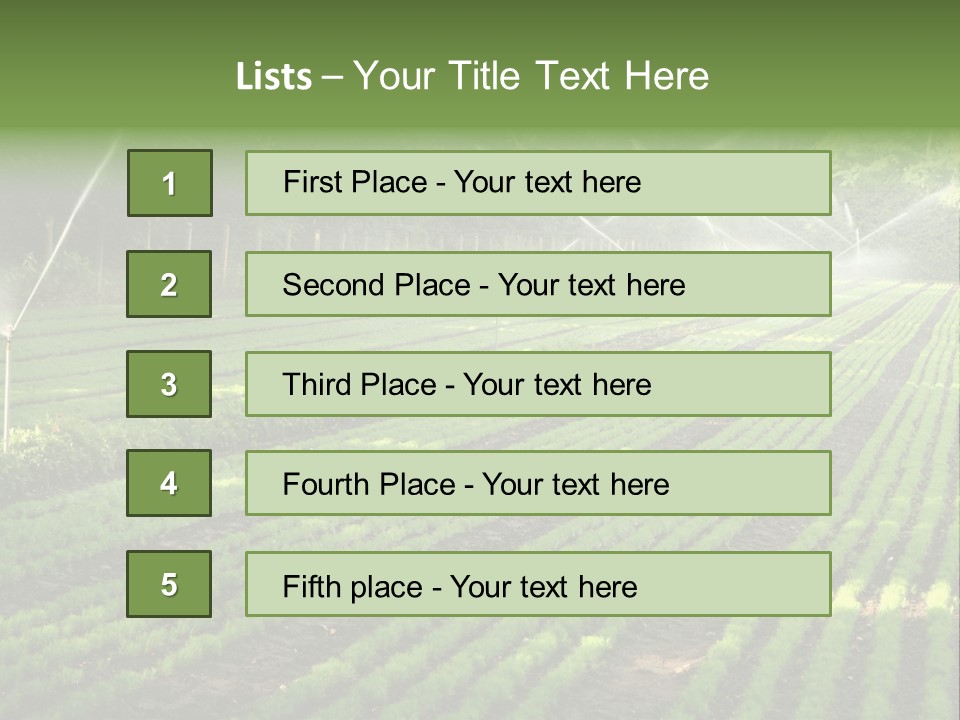 Plant Land Tree PowerPoint Template