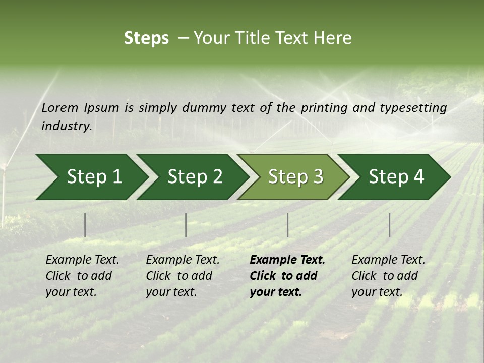 Plant Land Tree PowerPoint Template