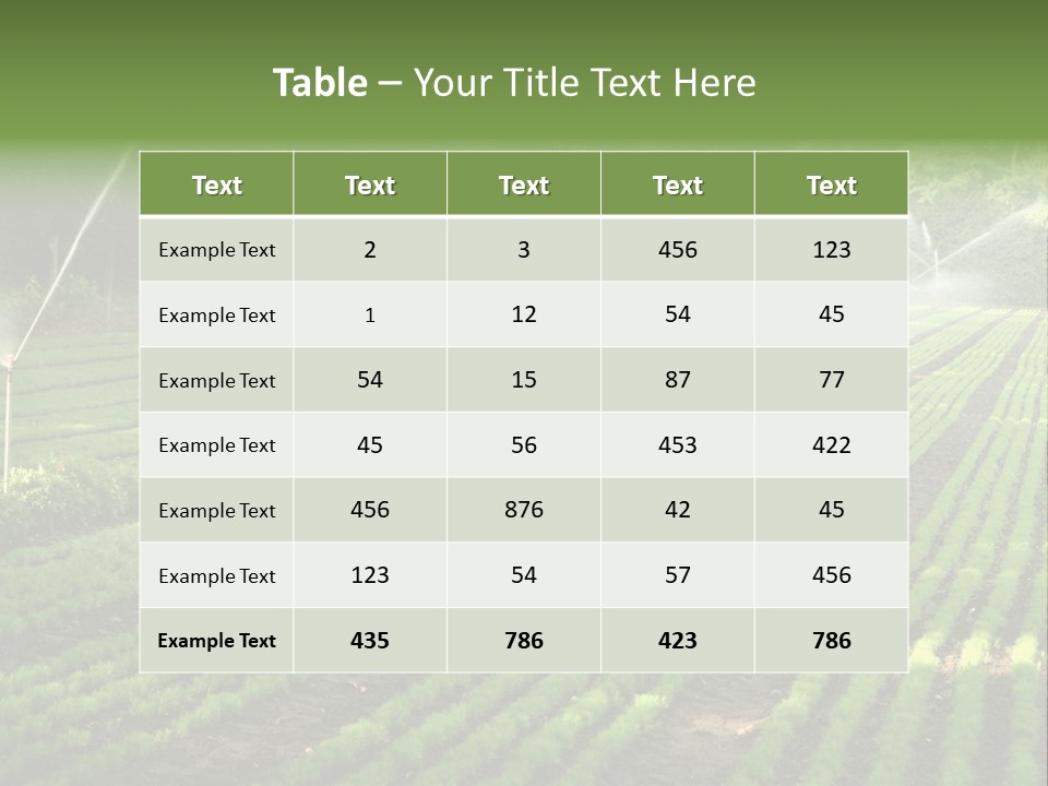 Plant Land Tree PowerPoint Template