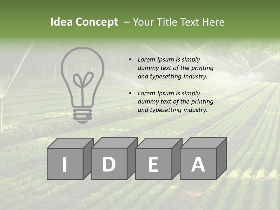 Plant Land Tree PowerPoint Template