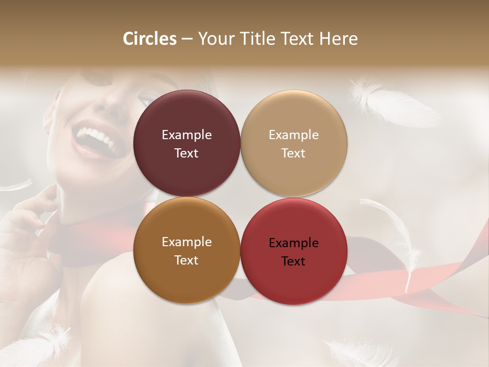 Cheerful Beauty Clean PowerPoint Template