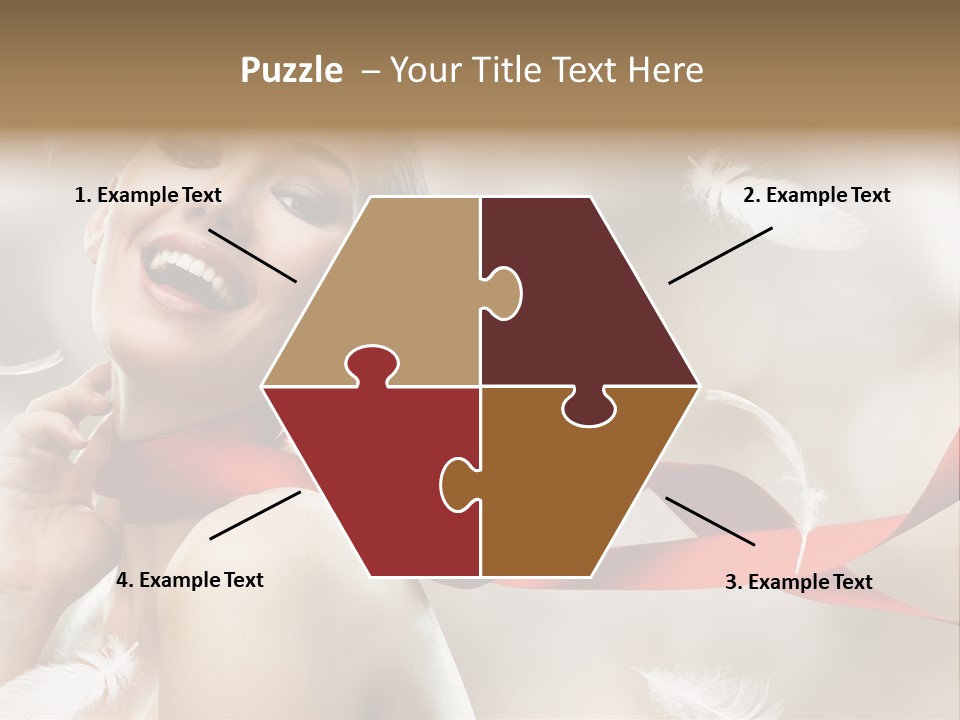 Cheerful Beauty Clean PowerPoint Template