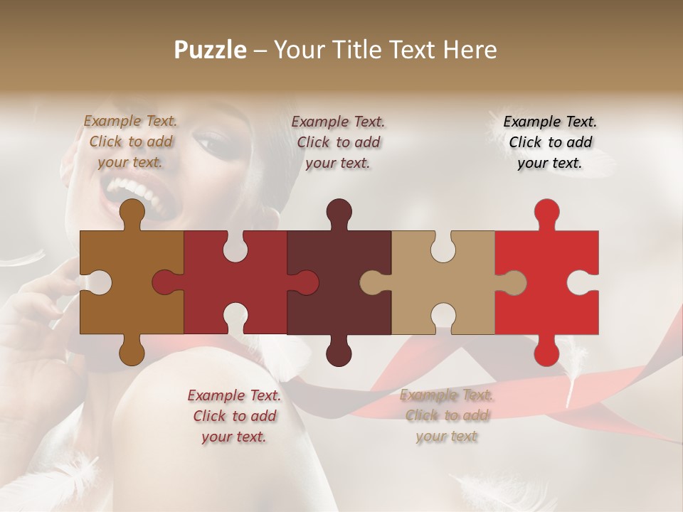 Cheerful Beauty Clean PowerPoint Template