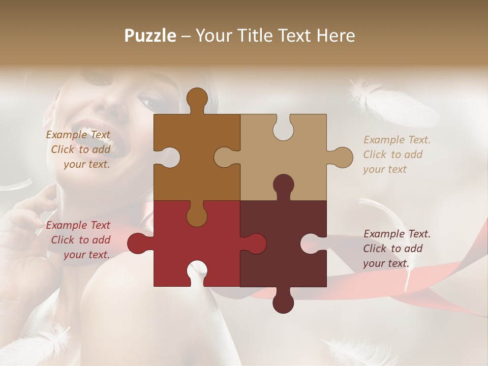 Cheerful Beauty Clean PowerPoint Template