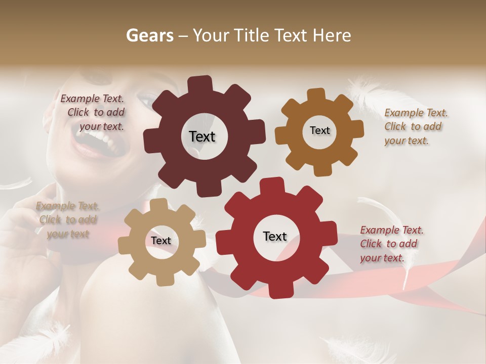 Cheerful Beauty Clean PowerPoint Template